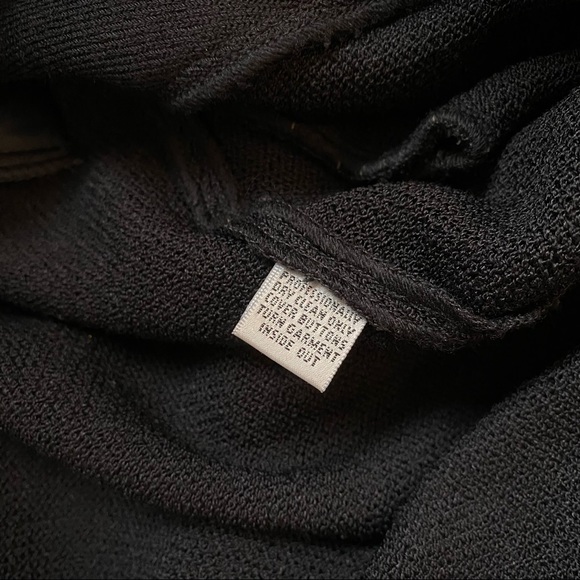 SOLD St. John Evening knit blazer embellished formal jacket black with gold 4 - Picture 8 of 12